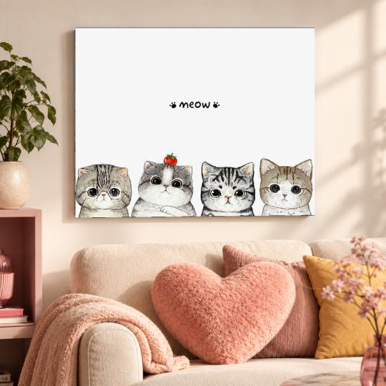 MALOWANIE PO NUMERACH Z RAMĄ Obrazy do malowania - Kotki 50x40 cm, zdjęcie 9