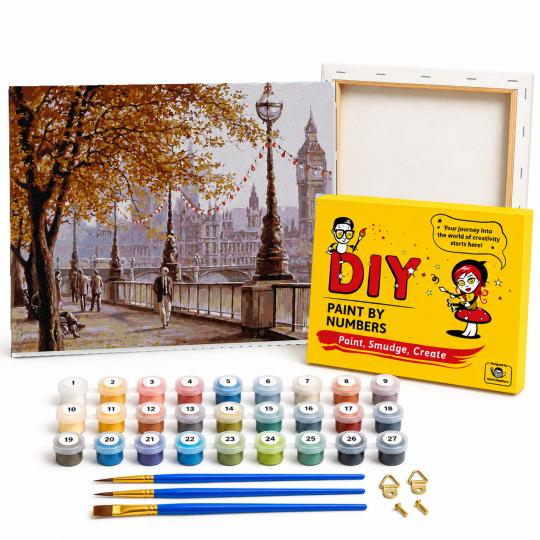 Paintings to Paint - Autumn London 50x40 cm