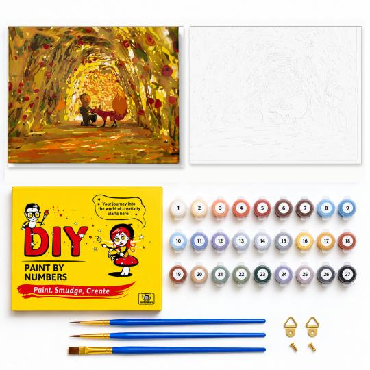 PAINT BY NUMBERS Paintings to Paint - The Little Prince - Tunnel of Roses 50x40 cm, photo 2