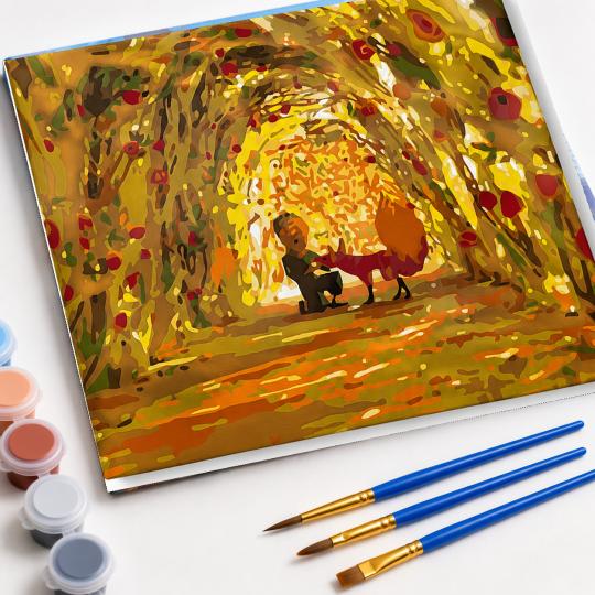 PAINT BY NUMBERS Paintings to Paint - The Little Prince - Tunnel of Roses 50x40 cm, photo 4