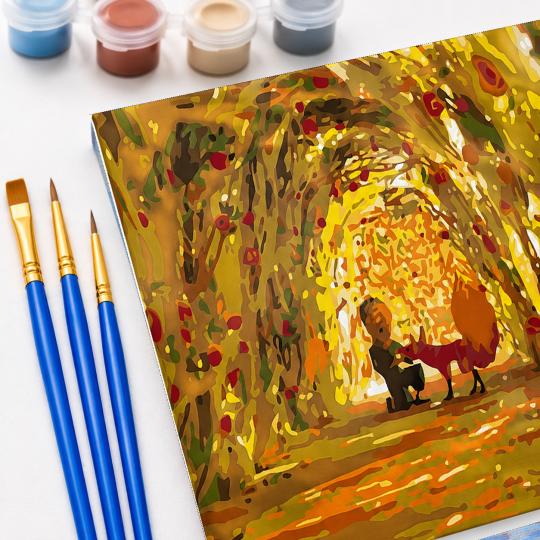 PAINT BY NUMBERS Paintings to Paint - The Little Prince - Tunnel of Roses 50x40 cm, photo 5