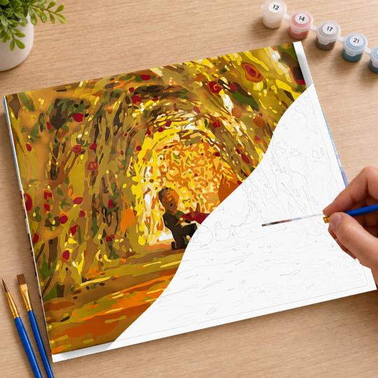 PAINT BY NUMBERS Paintings to Paint - The Little Prince - Tunnel of Roses 50x40 cm, photo 7