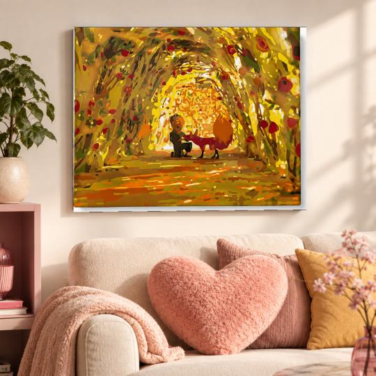 PAINT BY NUMBERS Paintings to Paint - The Little Prince - Tunnel of Roses 50x40 cm, photo 9
