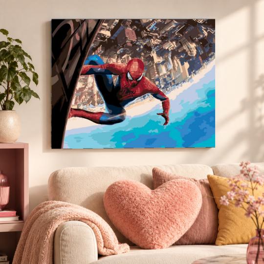 PAINT BY NUMBERS Paintings to Paint - Spider-Man Marvel 50x40 cm, photo 9