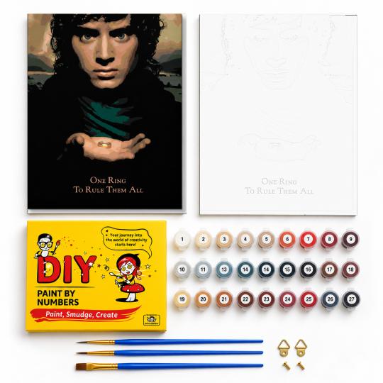 PAINT BY NUMBERS Paintings to Paint - Frodo with the Ring 40x50 cm, photo 2