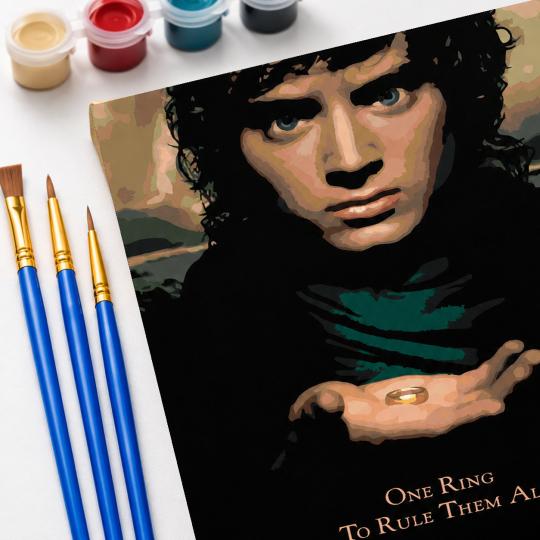PAINT BY NUMBERS Paintings to Paint - Frodo with the Ring 40x50 cm, photo 5