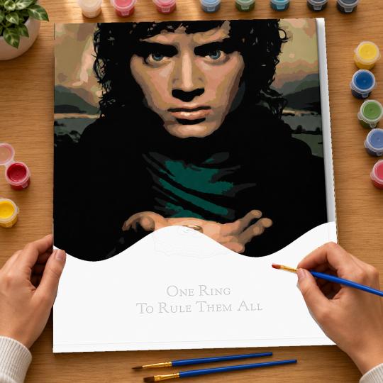PAINT BY NUMBERS Paintings to Paint - Frodo with the Ring 40x50 cm, photo 6