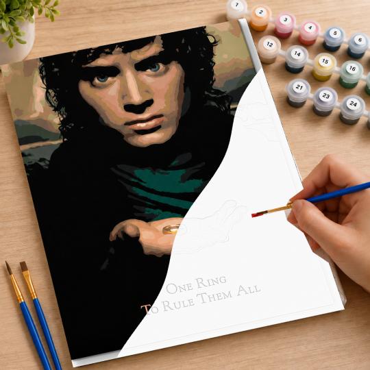 PAINT BY NUMBERS Paintings to Paint - Frodo with the Ring 40x50 cm, photo 7