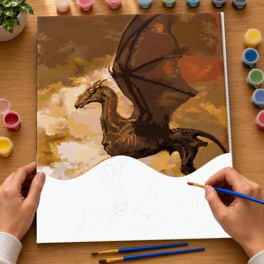 MALOWANIE PO NUMERACH Obrazy do malowania - Testral Harry Potter 40x50 cm, zdjęcie 6