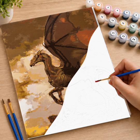 MALOWANIE PO NUMERACH Obrazy do malowania - Testral Harry Potter 40x50 cm, zdjęcie 7