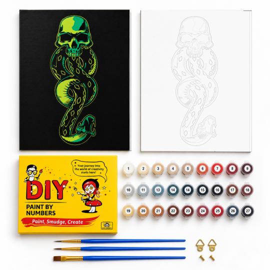 PAINT BY NUMBERS Paintings to Paint - Harry Potter - The Dark Mark 40x50 cm, photo 2