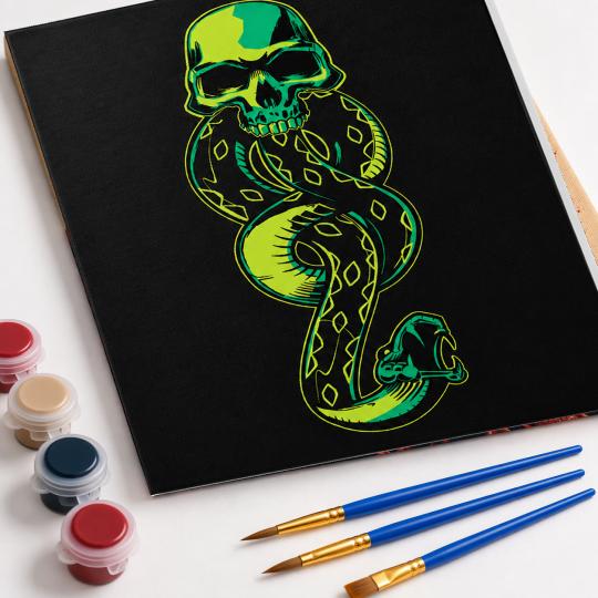 PAINT BY NUMBERS Paintings to Paint - Harry Potter - The Dark Mark 40x50 cm, photo 4