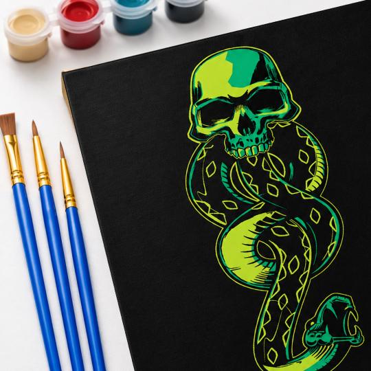 PAINT BY NUMBERS Paintings to Paint - Harry Potter - The Dark Mark 40x50 cm, photo 5
