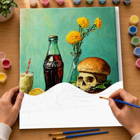 PAINT BY NUMBERS Paintings to Paint - Eternity and Desire 40x50 cm, photo 6
