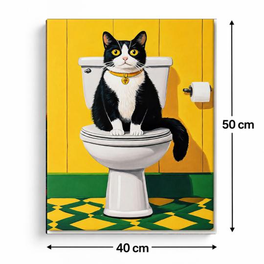 PAINT BY NUMBERS WITH FRAME Paintings to Paint - Cat Relaxation 40x50 cm, photo 3
