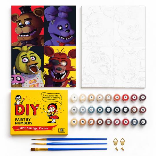 PAINT BY NUMBERS Paintings to Paint - Five Nights at Freddy's 40x50 cm, photo 2