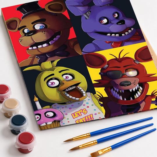 PAINT BY NUMBERS Paintings to Paint - Five Nights at Freddy's 40x50 cm, photo 4