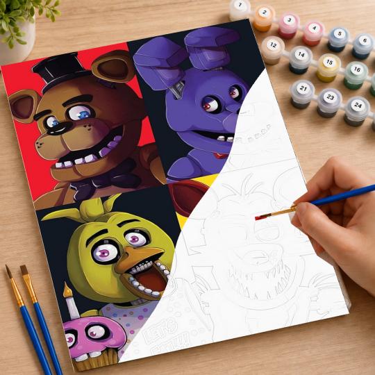 PAINT BY NUMBERS Paintings to Paint - Five Nights at Freddy's 40x50 cm, photo 7