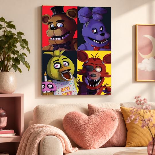 PAINT BY NUMBERS Paintings to Paint - Five Nights at Freddy's 40x50 cm, photo 9