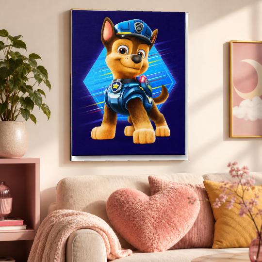 MALOWANIE PO NUMERACH Z RAMĄ Obrazy do malowania - Chase Psi Patrol 40x50 cm, zdjęcie 9
