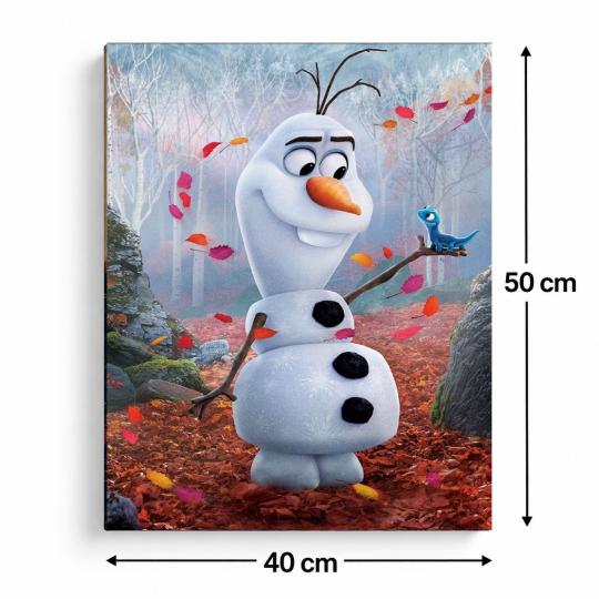 PAINT BY NUMBERS WITH FRAME Paintings to Paint - Frozen - Olaf 40x50 cm, photo 3