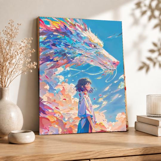 PAINT BY NUMBERS WITH FRAME Paintings to Paint - Spirited Away 40x50 cm, photo 8