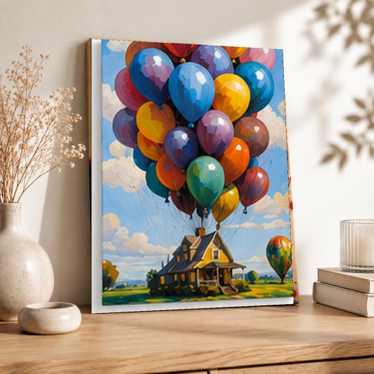 PAINT BY NUMBERS WITH FRAME Paintings to Paint - Disney Up 40x50 cm, photo 8