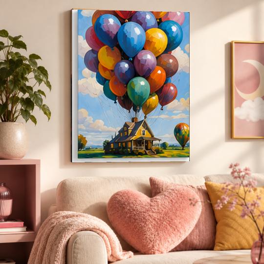 PAINT BY NUMBERS WITH FRAME Paintings to Paint - Disney Up 40x50 cm, photo 9