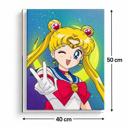 PAINT BY NUMBERS WITH FRAME Paintings to Paint - Sailor Moon 40x50 cm, photo 3