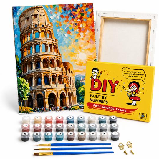 Paintings to Paint - The Leaning Tower 40x50 cm