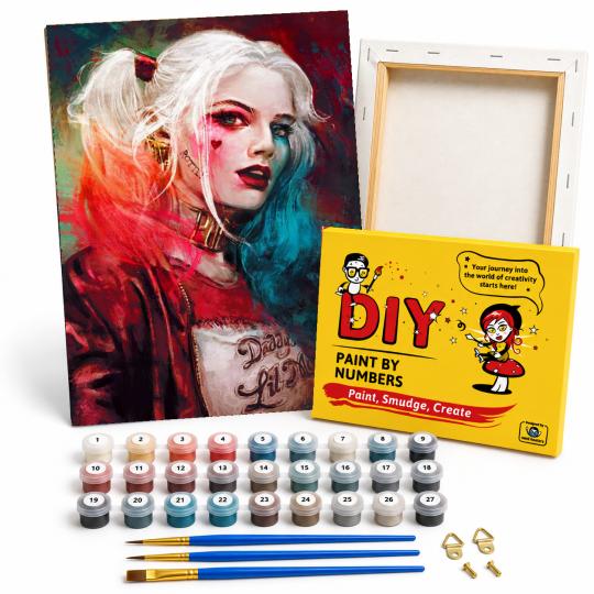Obrazy do malowania DC Harley Quinn 40x50 cm