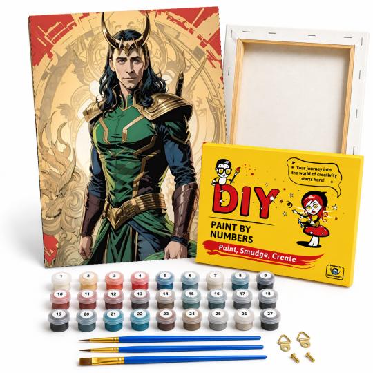 Paintings to Paint - Marvel Loki 40x50 cm