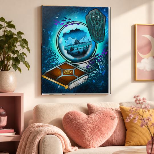 PAINT BY NUMBERS WITH FRAME Paintings to Paint - Disney Atlantis - The Lost Empire 40x50 cm, photo 9