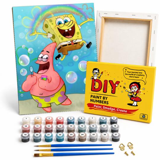Paintings to Paint - SpongeBob and Patrick 40x50 cm