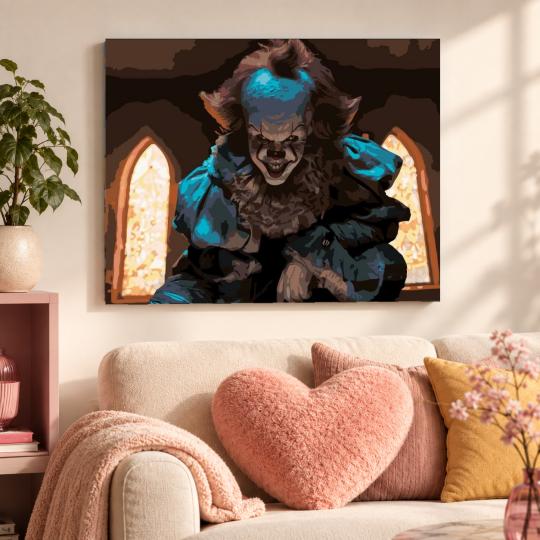 PAINT BY NUMBERS Paintings to Paint - Pennywise in the Church 50x40 cm, photo 9