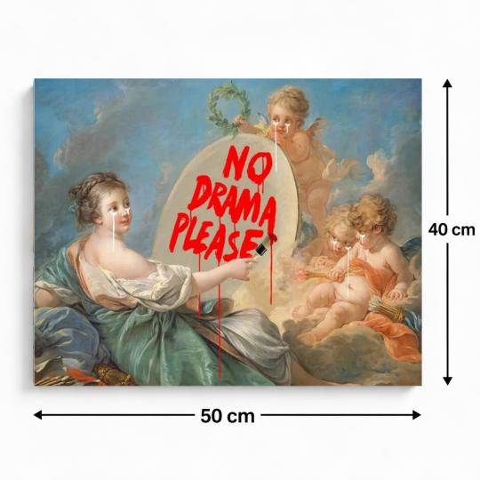 PAINT BY NUMBERS WITH FRAME Paintings to Paint - No Drama 50x40 cm, photo 3