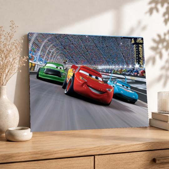 MALOWANIE PO NUMERACH Z RAMĄ Obrazy do malowania Disney Pixar Auta 50x40 cm, zdjęcie 8