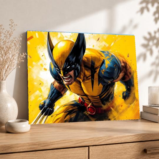 PAINT BY NUMBERS WITH FRAME Paintings to Paint - Marvel Wolverine 50x40 cm, photo 8