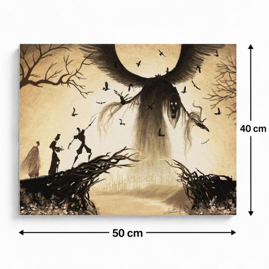 PAINT BY NUMBERS WITH FRAME Paintings to Paint - Harry Potter - The Deathly Hallows 50x40 cm, photo 3