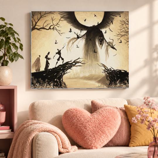 PAINT BY NUMBERS WITH FRAME Paintings to Paint - Harry Potter - The Deathly Hallows 50x40 cm, photo 9