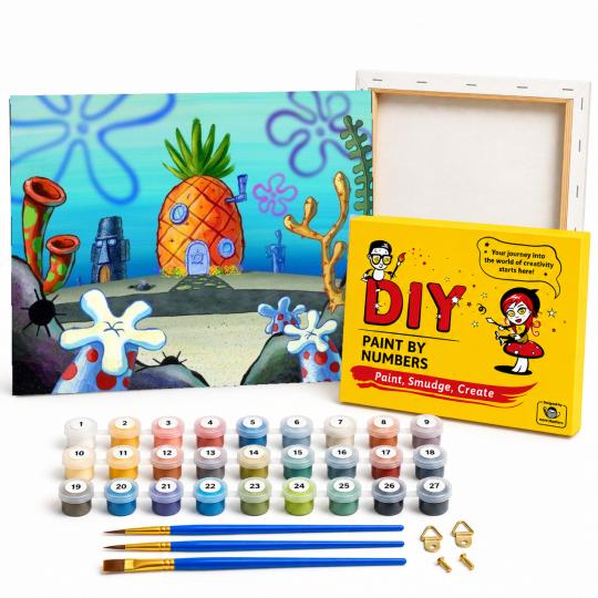 Paintings to Paint - SpongeBob's Pineapple House 50x40 cm