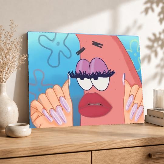 MALOWANIE PO NUMERACH Obrazy do malowania Patryk Rozgwiazda Slay 50x40 cm, zdjęcie 8