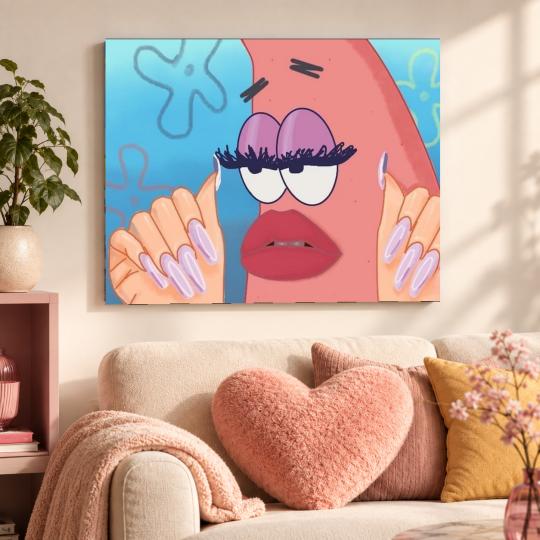MALOWANIE PO NUMERACH Obrazy do malowania Patryk Rozgwiazda Slay 50x40 cm, zdjęcie 9