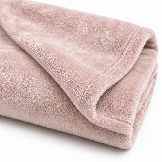 Silkce Premium Blanket 200x220 Soft Plush for Bed and Sofa Pink, photo 3