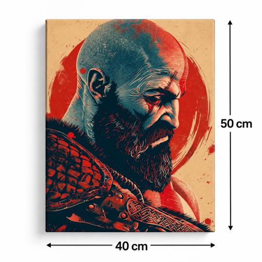 Paint by Numbers God of War Kratos 40x50 cm, photo 3