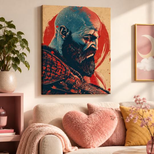 Paint by Numbers God of War Kratos 40x50 cm, photo 9
