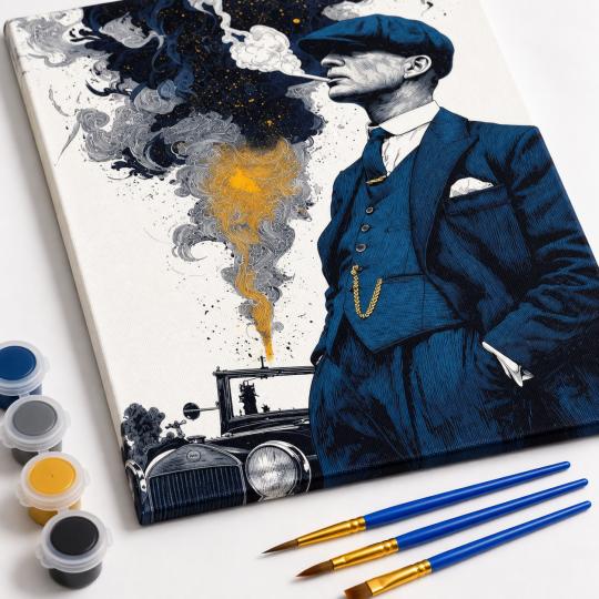 Paint by Numbers Peaky Blinders Thomas Shelby 40x50 cm, photo 4