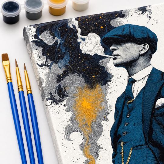 Paint by Numbers Peaky Blinders Thomas Shelby 40x50 cm, photo 5