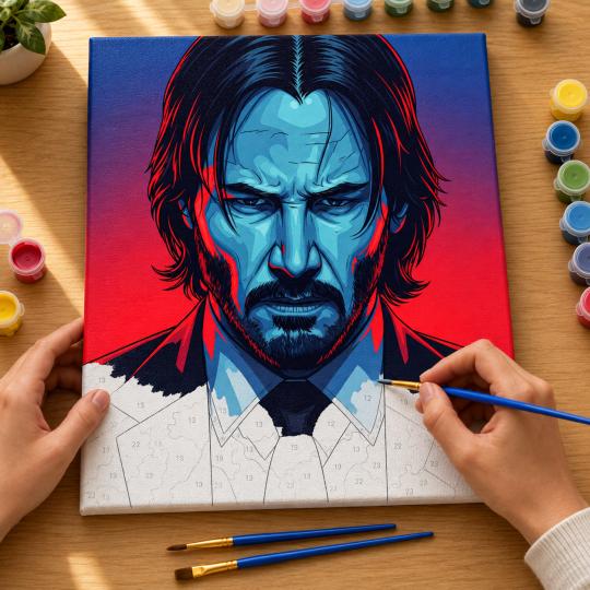 Paint by Numbers John Wick 40x50 cm, photo 6