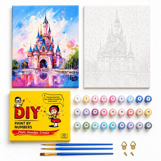 Paint by Numbers Disney Castle 40x50 cm, photo 2